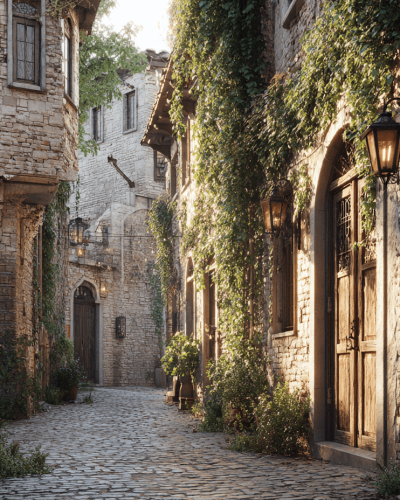 sylvana7841_narrow_European_alley_vintage_buildings_with_text_0c0474a5-aa27-4f98-bd1a-359d9480b678_0 (1)